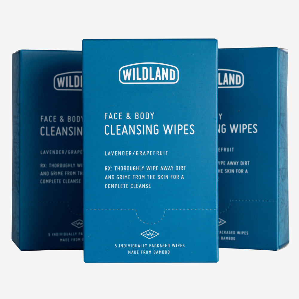 Face &amp; Body Cleansing Wipes - 3 Pack