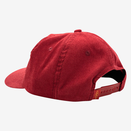 Red Corduroy Snapback