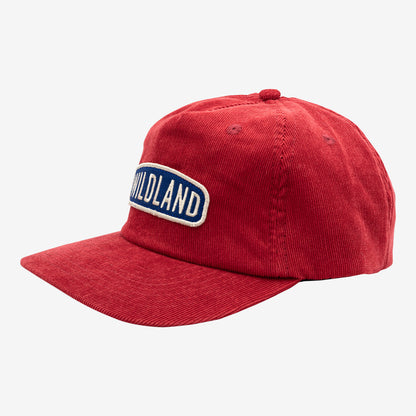 Red Corduroy Snapback